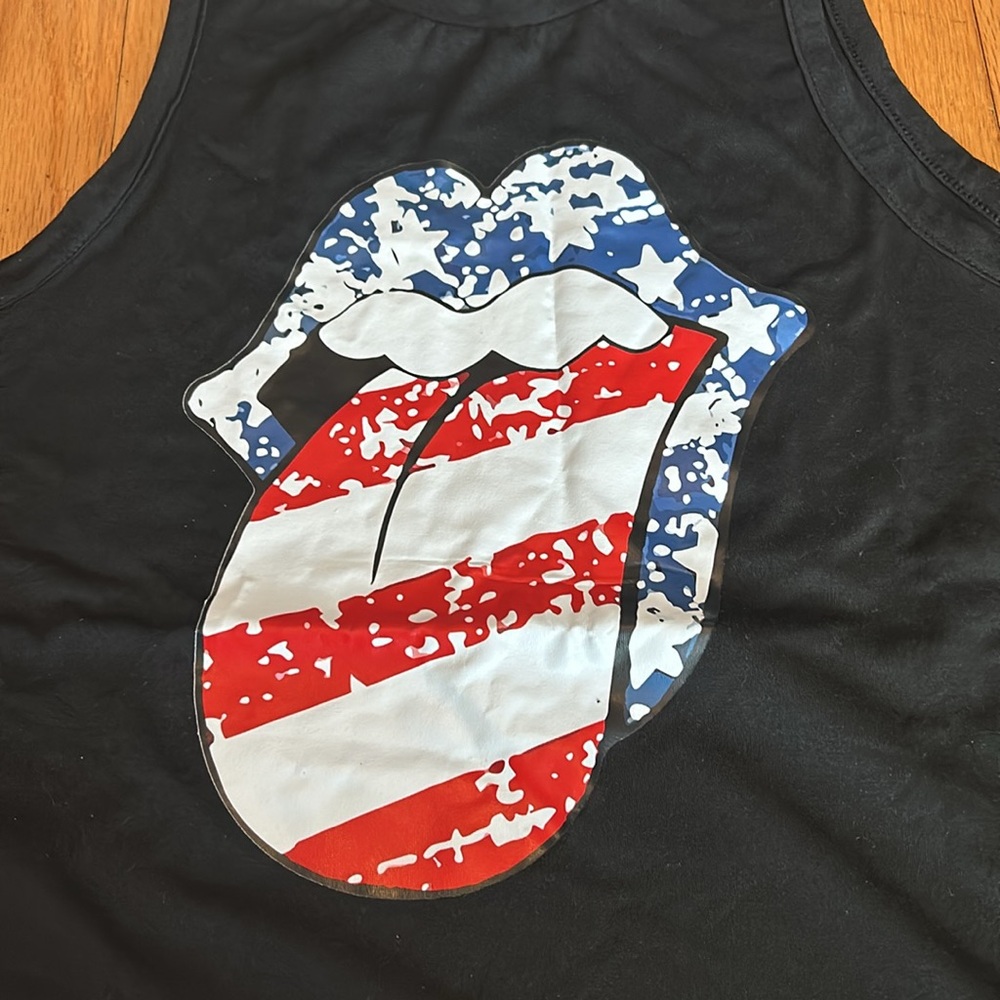 The Rolling Stones Tee Tank Women’s Sleeveless Vintage Tongue Shirt NWOT - Picture 2 of 8
